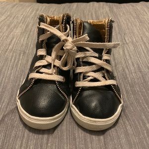 Wonder Nation Girls High Tops - Black